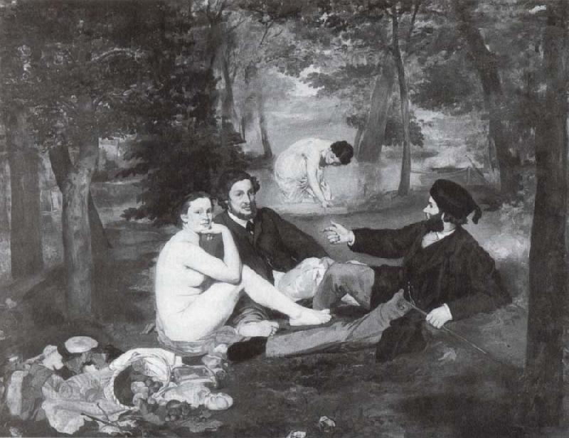 Edouard Manet Das Fruhstuch im Freien France oil painting art